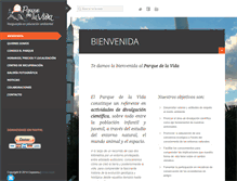 Tablet Screenshot of parquedelavida.org